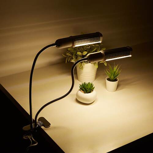 跨境爆LED全款光谱植物灯补VDX光太阳光植夹物灯子植物灯灯