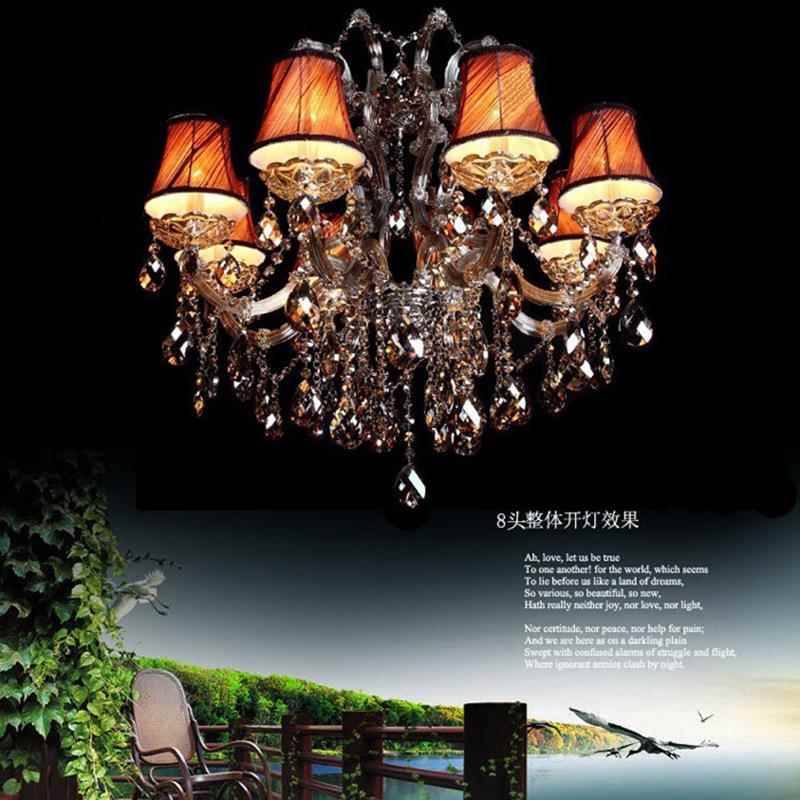 客轻厅灯水晶E吊美式餐厅灯现代奢卧室灯大224气别灯墅酒店LD灯