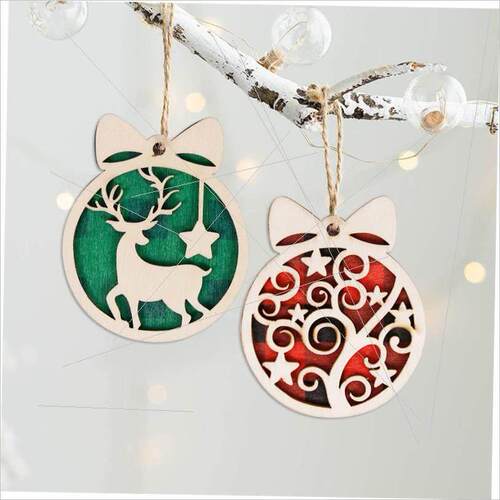 Christmas decorations Elk Christmas tree pendant圣诞树挂件