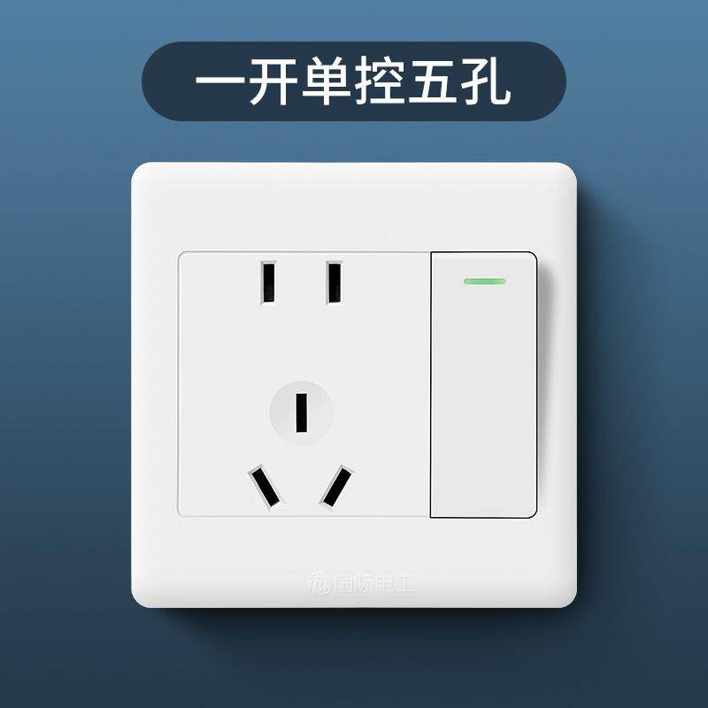 工程款国际电工开关开关电源插座