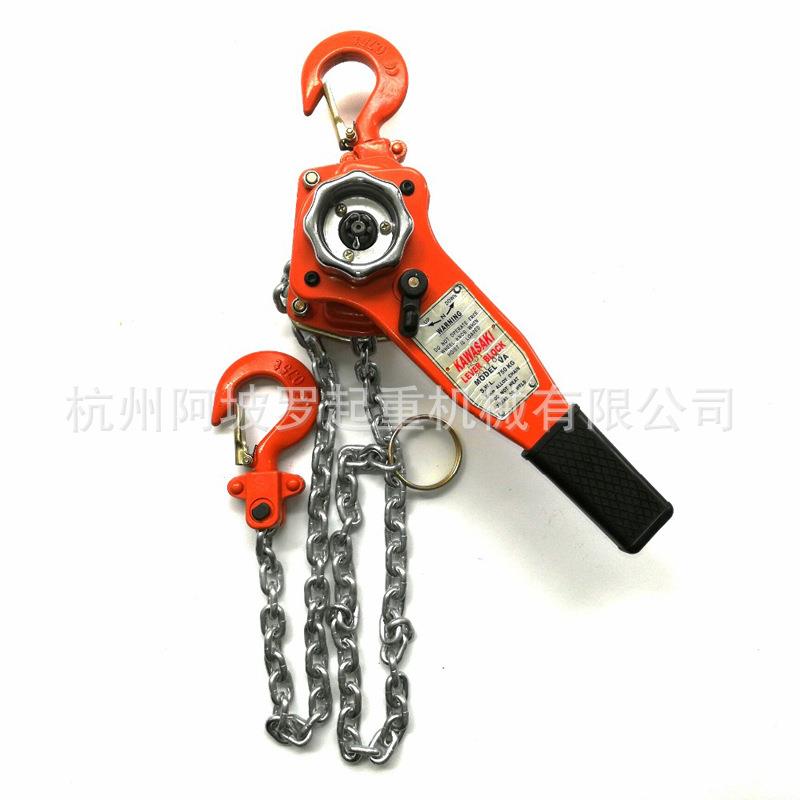 现货供应 A牌0.75T1.扳T3T6T 手葫芦V型3吨1.55米3米链条葫芦