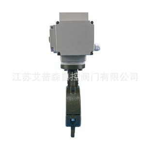 16电动全衬聚四氟乙烯对夹蝶阀 耐酸碱腐蚀流体控制阀D971F46
