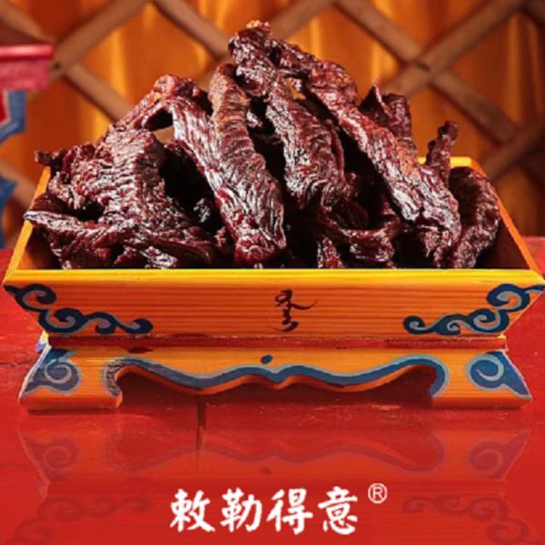 新疆包邮敕勒得意牛肉干 干果木炭烤（八成干）下酒菜手撕散装