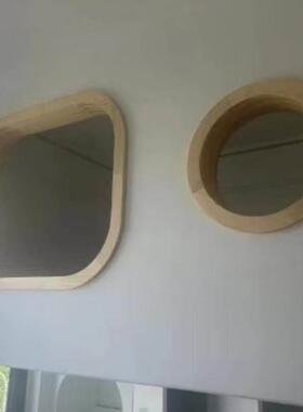 实木圆框现代简约儿童树屋装饰窗户包垭口线 线条卷边隔断墙洞屏