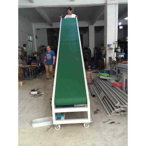 广州仓库爬坡机输送机输送设备输送带自动上下料高效能节能设备