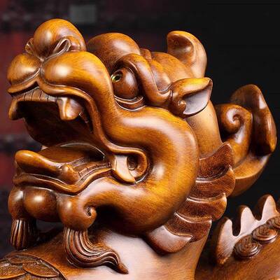 店招貔财貅摆件BJ202105中式家居客皮厅办公室聚财丘装饰品铺乔迁