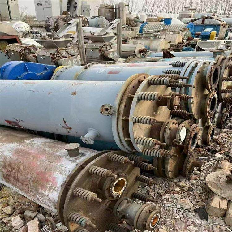 二手石墨换热器 20平方石墨冷凝器 化工工业蒸汽对流传热散热设备
