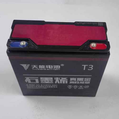 6-DZF-22.3天能动力电池免维护12V22.3Ah电瓶 电动两轮三轮车电池