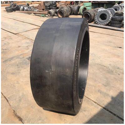 现货22*16*16 22x16x16 压配式实心胎 带钢圈 平板车拖车轮胎