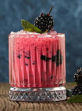 PS520004 土耳其进口帕莎帕琦 无铅玻璃刻花古典鸡尾酒杯威士忌杯