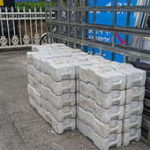 桁架配重块盒底座沙箱包舞台LED屏混泥土压重块水泥塑料防风墩子