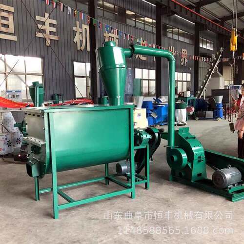 安徽饲料加工设备玉米秸秆混合机化工原料混泥土搅拌机