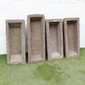 农村老石槽马槽牛槽养鱼养花青石槽庭院摆件荷花缸水槽流水景观