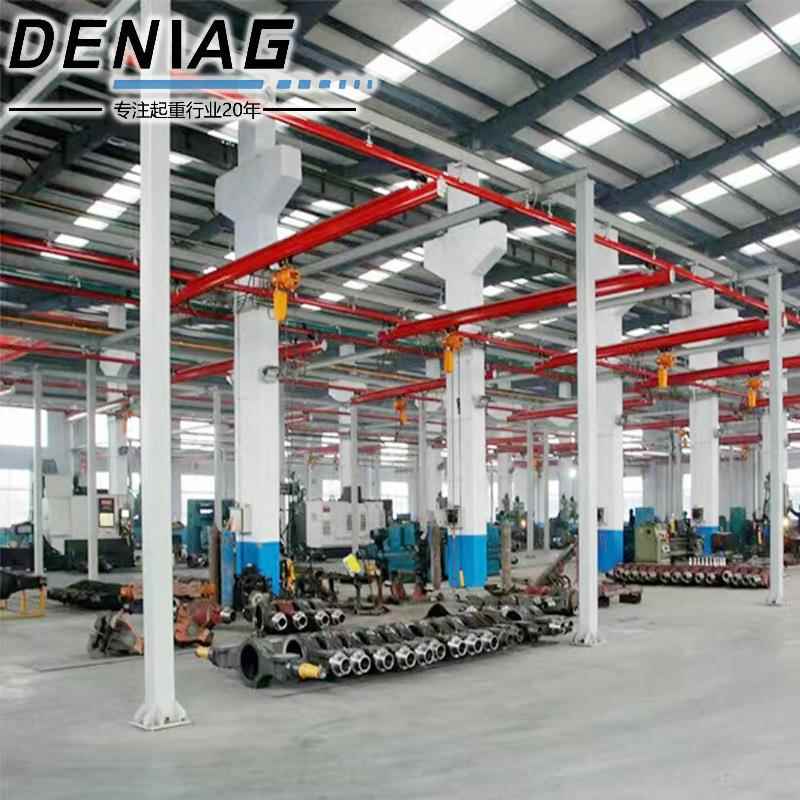 单梁式起重机上门安装250kg轨道提升机柔性组合起重机