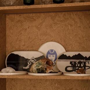 木饰面板艺术木皮ALPl同款 意大利科技高定树瘤中古风护墙板免漆板