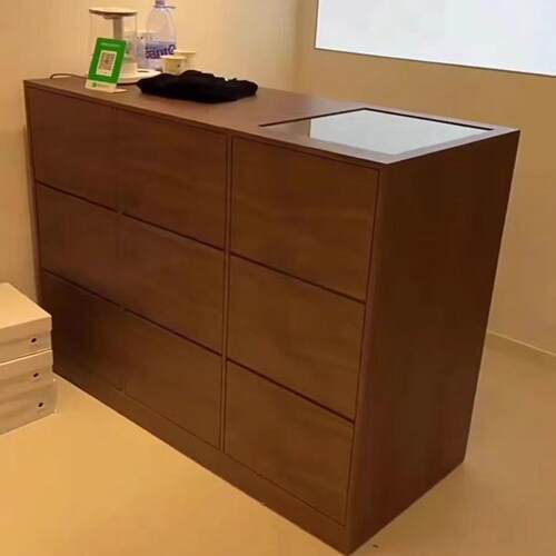 服装店收银柜台复古吧台女装店小型柜台简约理髲店咖啡馆前台接待