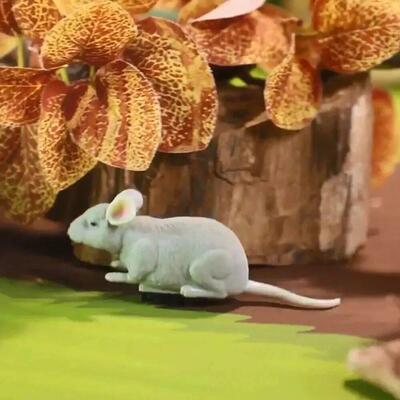 Electric Mouse Toys Cat Play Automatic Escape Robot Vibratio