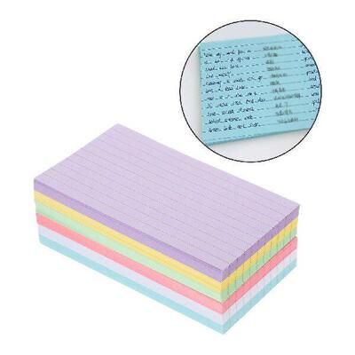 300 Sheets Reminder Notes Colored Index Cards Notepads