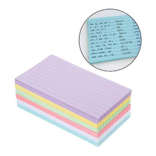 300 Sheets Reminder Notes Colored Index Cards Notepads