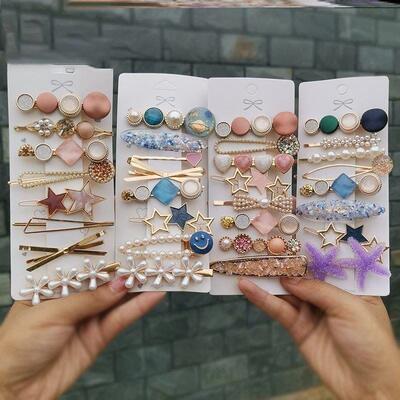 Hair clip Ins bangs hair Suit Trinkets woman Headwear