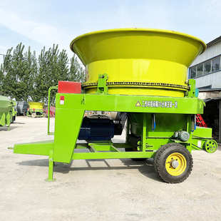 除尘式 秸秆稻草粉碎机出料长度可调粉草机 沙克龙稻壳粉糠机圆盘式