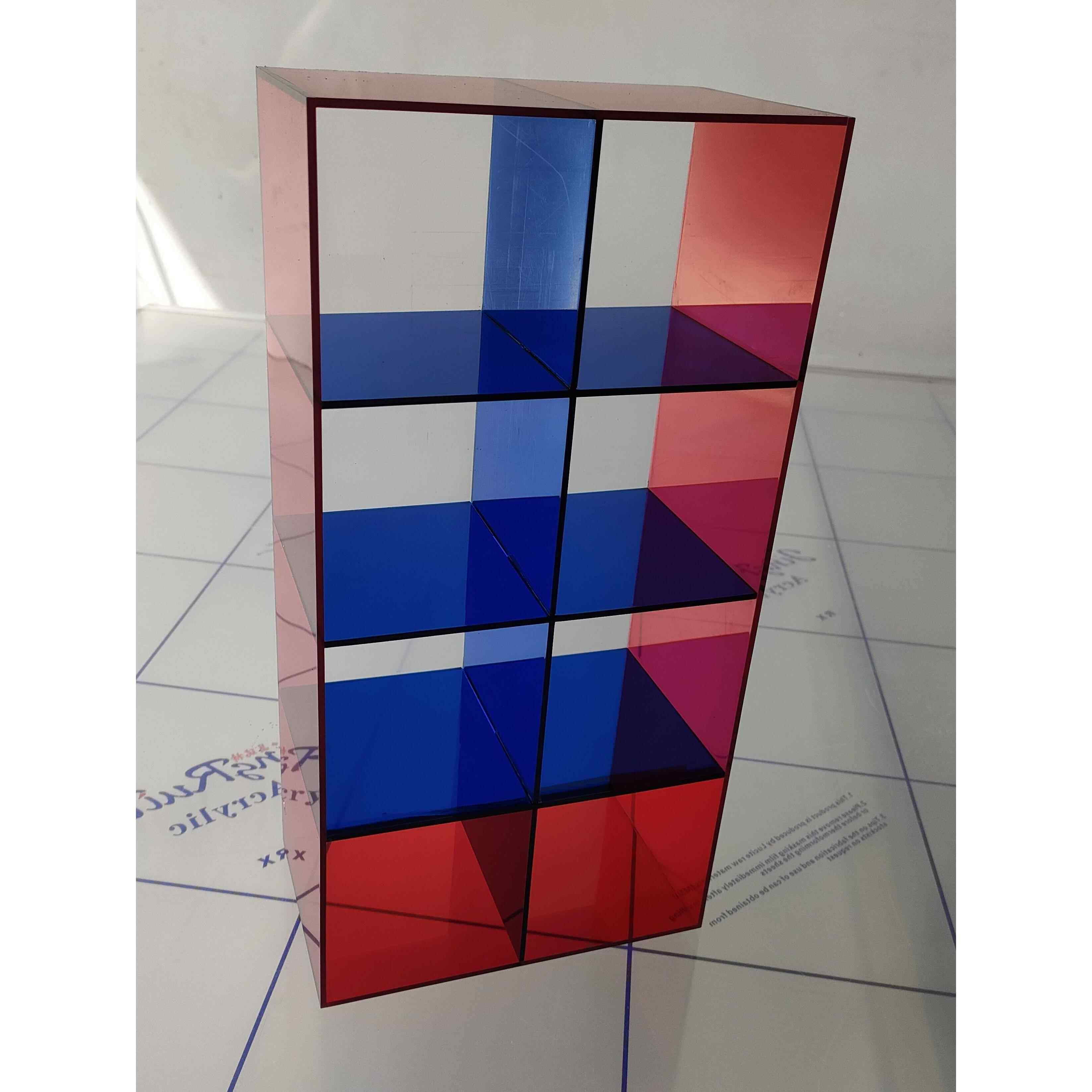 亚克力板有机玻璃半透高透明板磨砂板塑料定制折弯激光切割雕