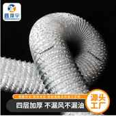 耐高温三层加厚可伸柔性箔通软风管缩耐铝酸碱617抗紫外线排风排