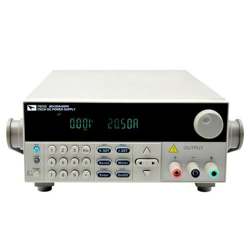 艾德克斯高精度宽范围400W/20A/80V可编程直流电源IT6722A