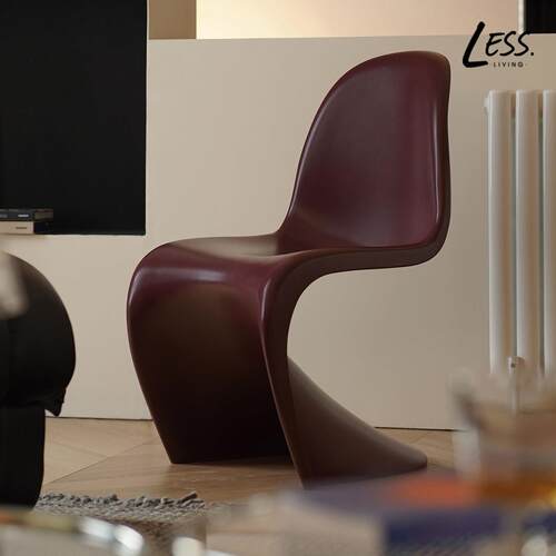 less living北欧潘东椅s椅家用vintage餐椅创意设计师椅子潘通椅