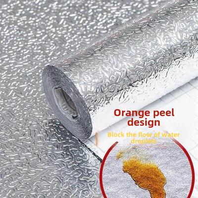 Kitchen oil resistant sticker wall wallpaper tin foil paper