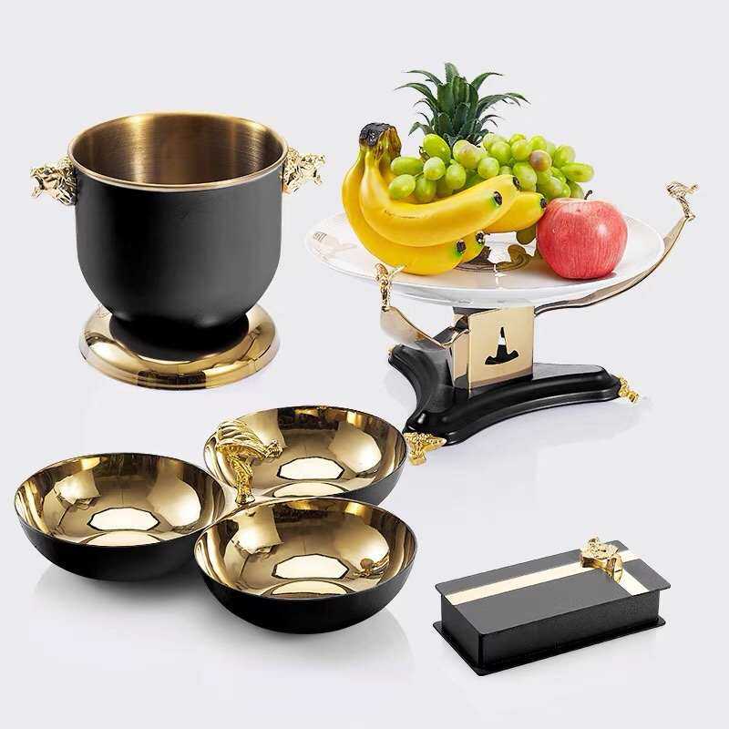 酒吧ktv摆台用品全套不锈钢话筒架水果盘高档夜总会包厢桌面摆件,餐饮具,酒店餐具,淘宝优惠券,粉丝福利购,淘宝优惠卷