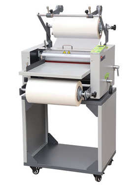 覆膜机全自动覆大钢辊可调速自动冷热裱高速A3覆膜机L386盛世阳光