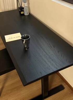 实木北美白蜡木电动电脑桌升降桌腿智能自动办公桌子升降桌学习桌