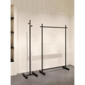 黑色货架挂衣架 展示架铁艺礼服中岛展示架陈列架落地式 服装 店女装