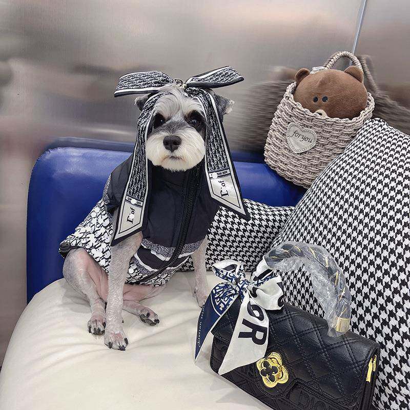 跨境宠物狗衣服中小型犬雪纳瑞泰迪衣服秋冬马甲背心棉服