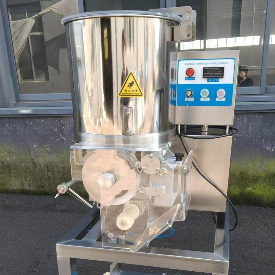 全自动胡萝卜饼成型机 牛肉饼一次成型设备