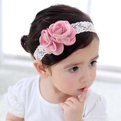 Baby Headband Flower Girls Bows Toddler Hair Bands for Baby