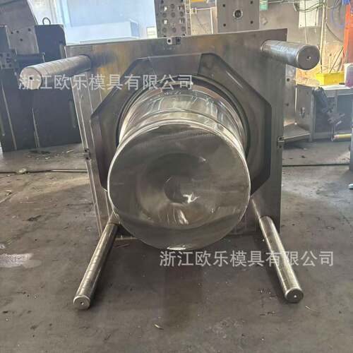 特大号塑料桶模具带盖储物桶模具加工注塑模具出口定制