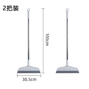 家用把刮水拖把多功能干湿两用浴室不粘头神器硅胶刮水板器