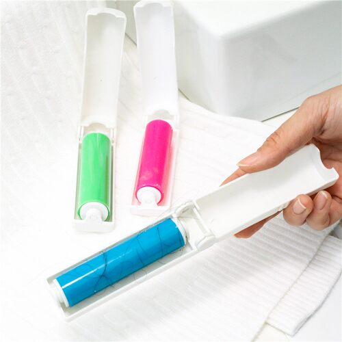 Portable Foldable Lint Roller for Clothes, Pet Hair Remover,