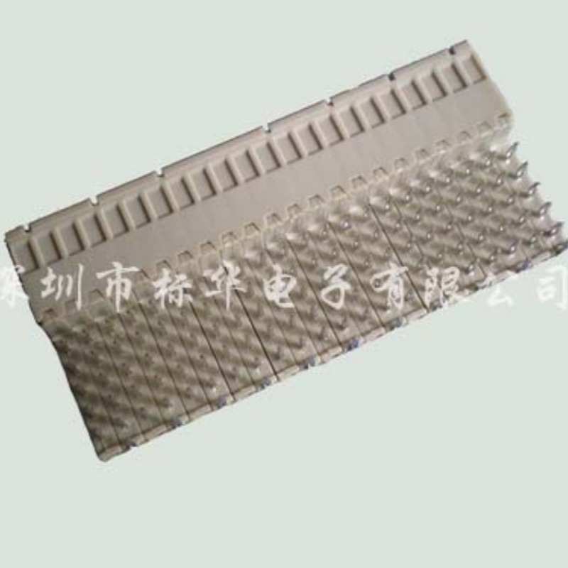 供应质优价廉2mm B型22排110P公母座连接器对插式插头插簧