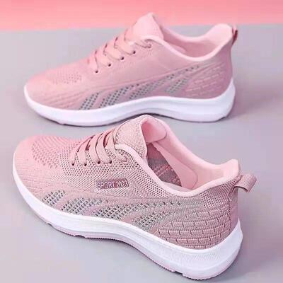 Running Shoes Ladies Breathable Sneakers Summer Light Mesh A