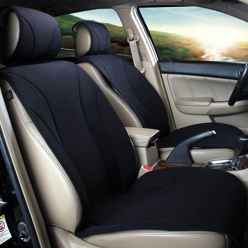汽车坐垫冬季纯棉纯色车垫冬天保暖男女通用座垫套小蛮腰内饰品