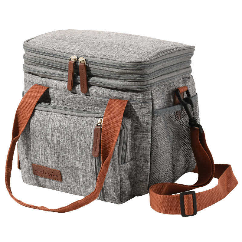 挎保牛津布包保温外包户野餐加厚大容量肩冷藏便携双层冷手提,收纳整理,饭盒袋,淘宝优惠券,粉丝福利购,淘宝优惠卷