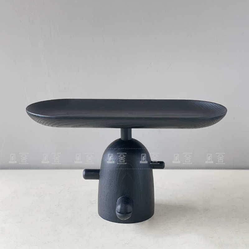 高档实木果盘现代样板间客厅餐厅茶几婚礼甜品台装饰收纳托盘摆件
