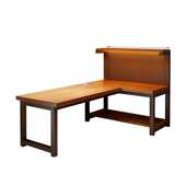 转角电脑桌台式 L型洞洞板书桌一体家用卧室学习桌拐角靠墙电竞桌