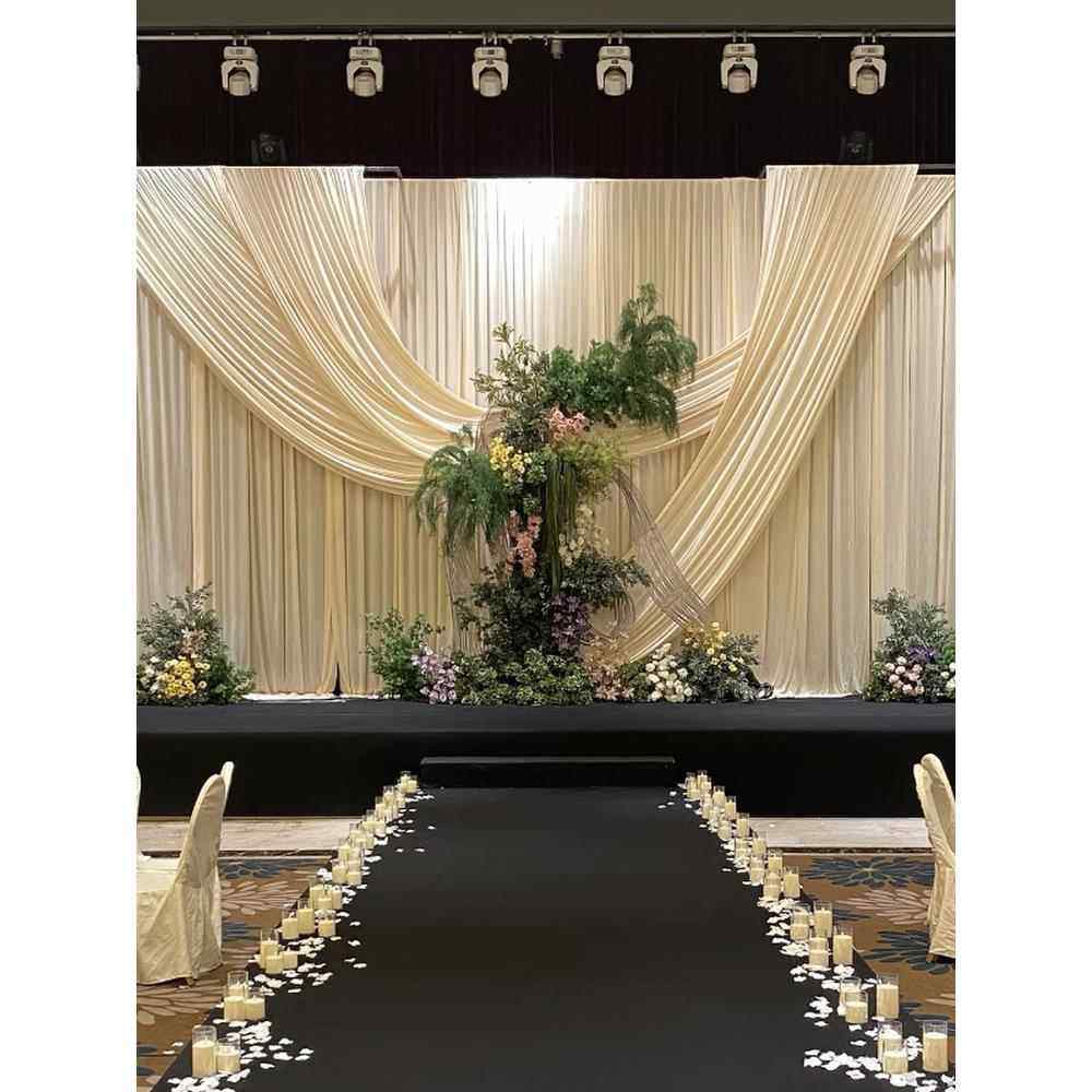 婚庆布幔牛奶丝弹力布纱幔韩式婚礼酒店舞台背景装饰布幔吊顶挂布,节庆用品/礼品,节庆布艺用品,淘宝优惠券,粉丝福利购,淘宝优惠卷