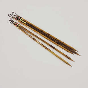 精品纯狼毫毛笔蝇头小楷千字文写小字2cm安徽泾县龙华宣笔小红毛