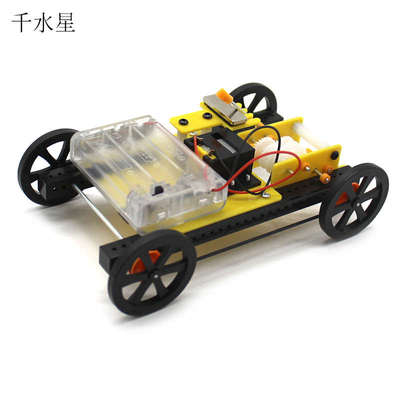 齿轮换挡小车创客培训科技小发明手工拼装模型diy机械传动原理