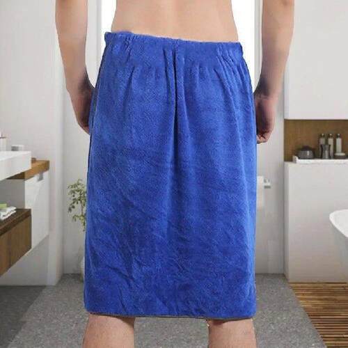 Wearable Microfiber Wrap Towel Man Shower Male Soft Bath